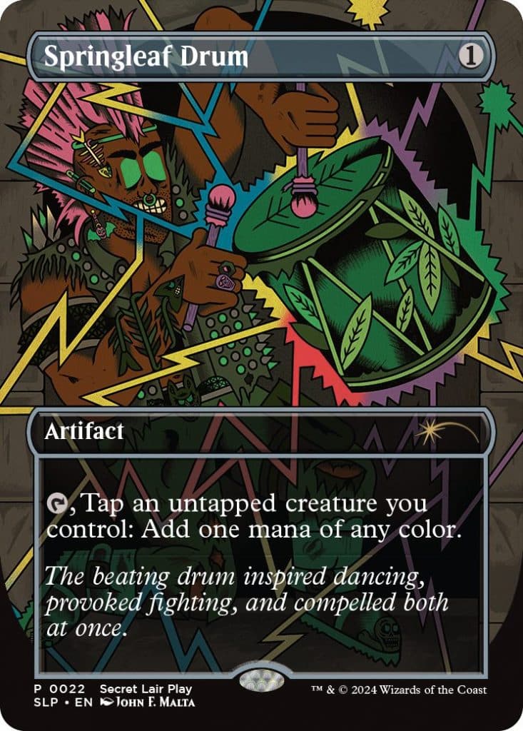 MTG Secret lair tournament springleaf drum