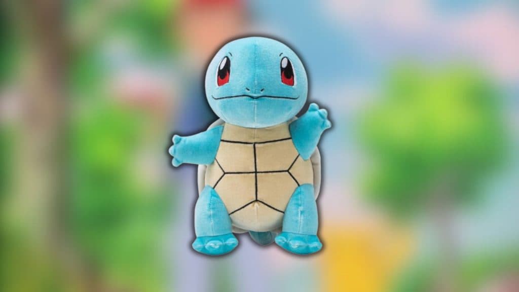 Pokemon Squirtle velvet plush