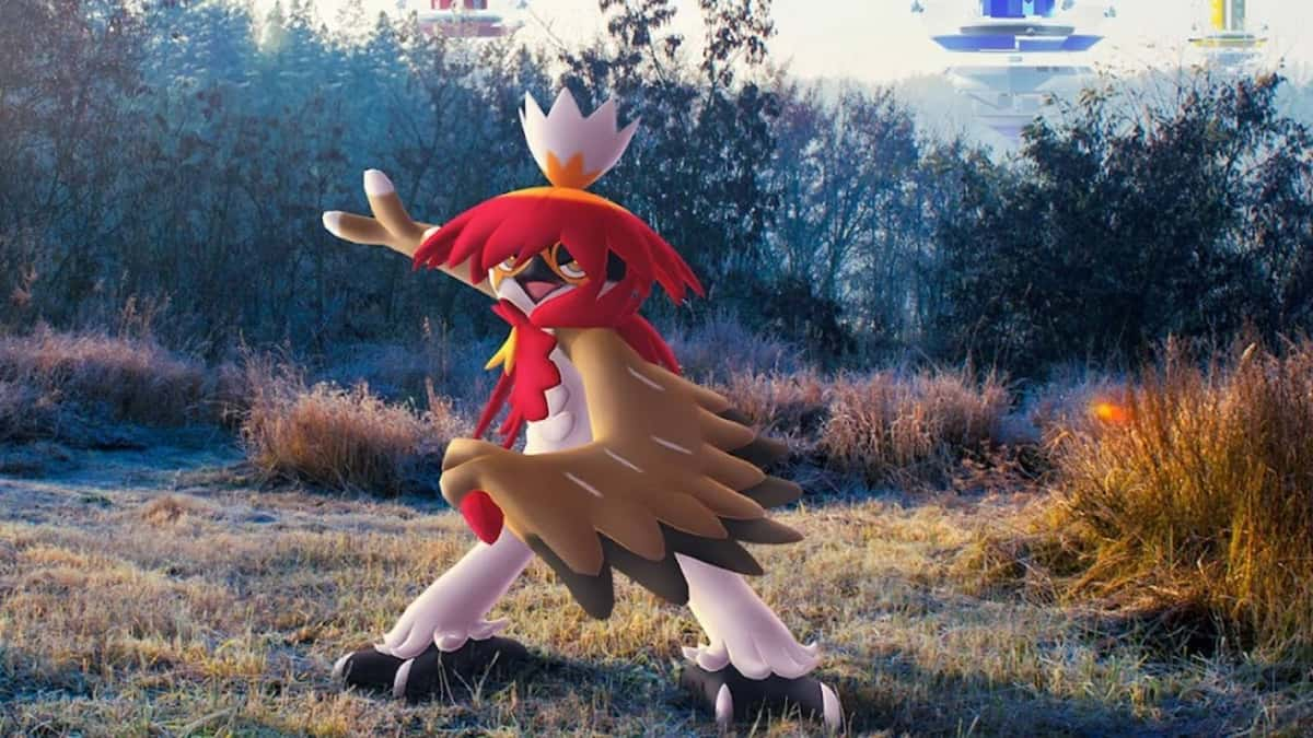 The Pokemon Hisuian Decidueye is visible