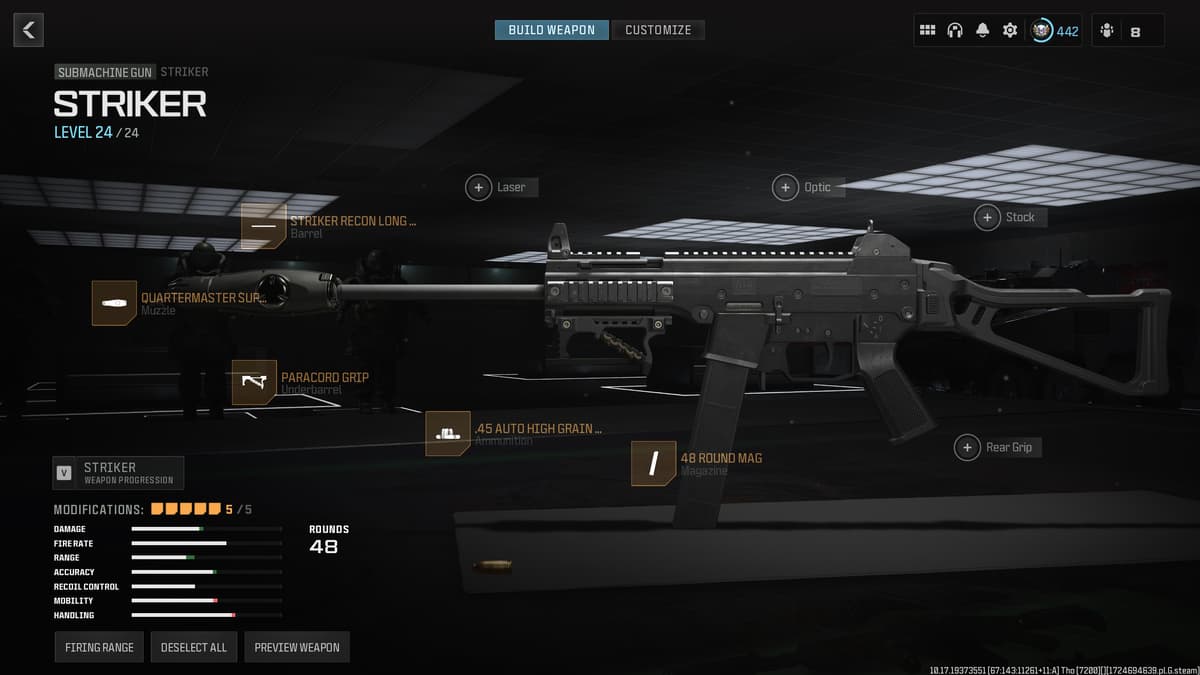 Best Striker loadout in Warzone.