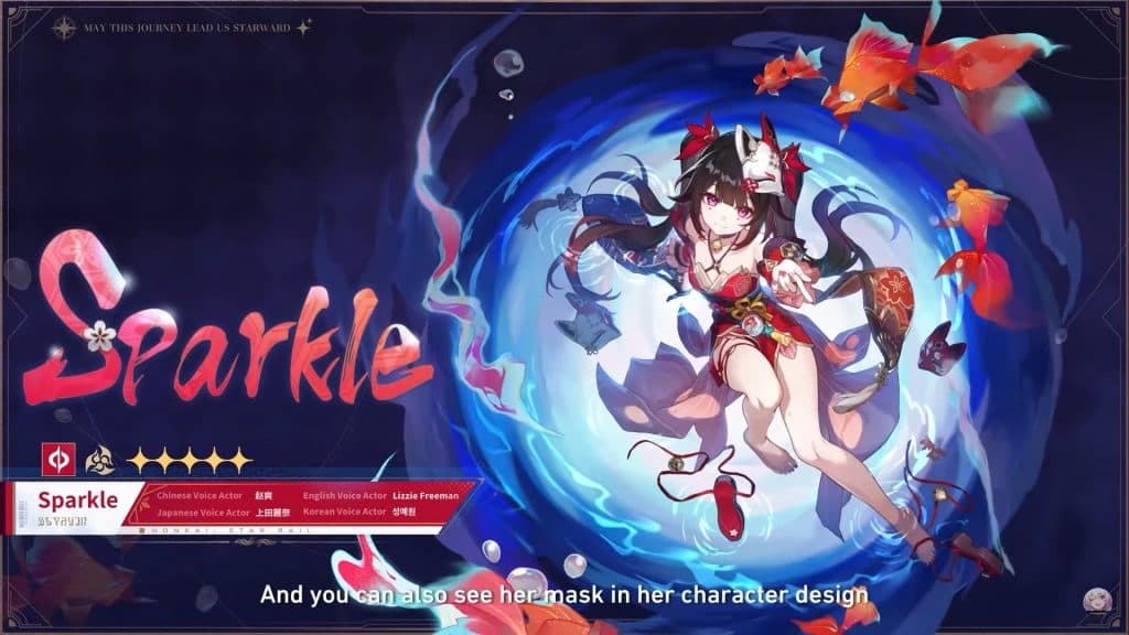 A screenshot from Honkai Star Rail livestream