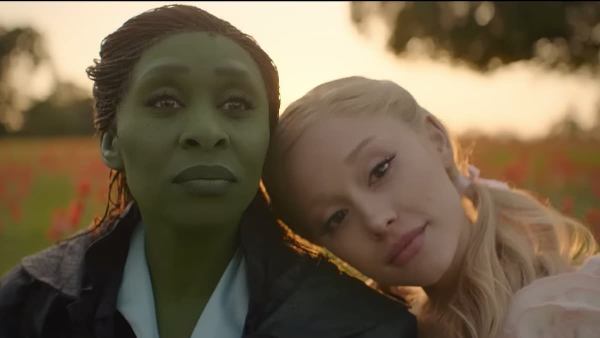 Cynthia Erivo and Ariana Grande in Wicked