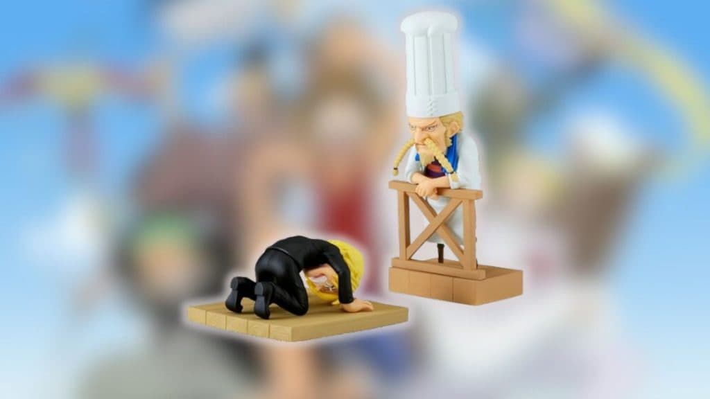 World Collectable Figure One Piece Log Stories Sanji & Zeff