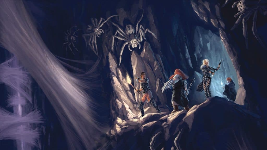 D&D Adventurers in the underdark