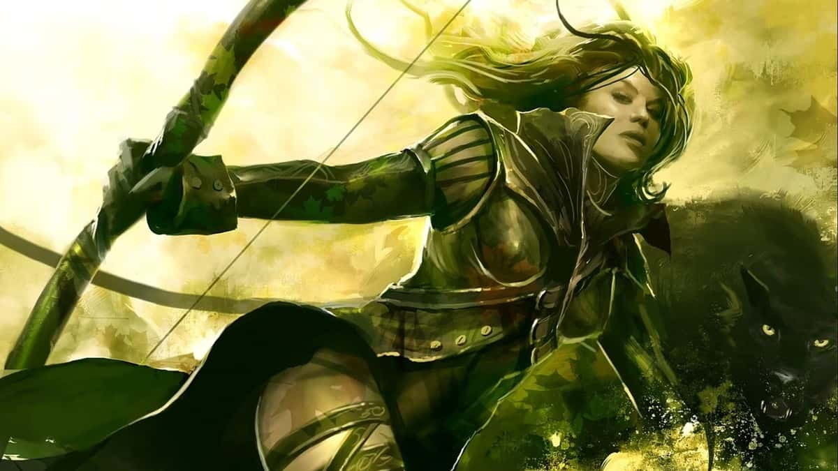 A ranger sprints at full speed in Dungeons & Dragons