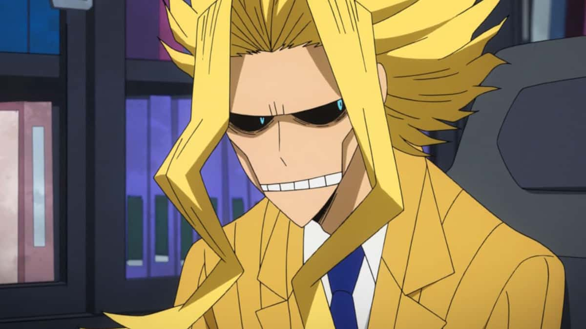 All Might in My Hero Academia