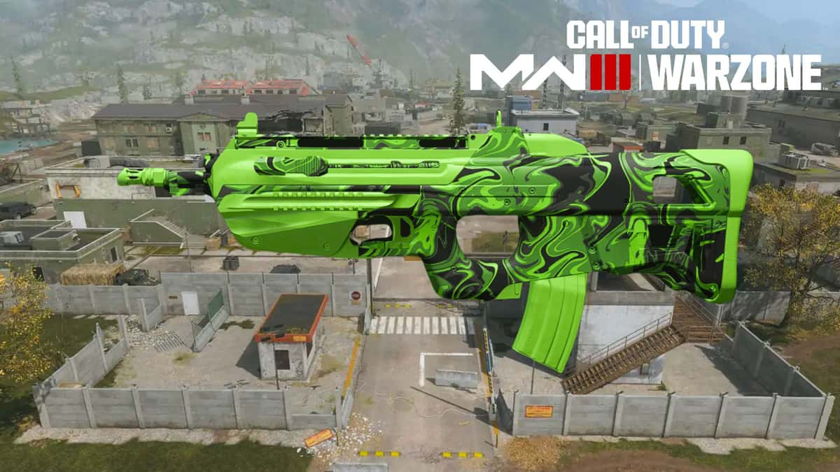 Green BP50 skin in Warzone on Urzikstan map