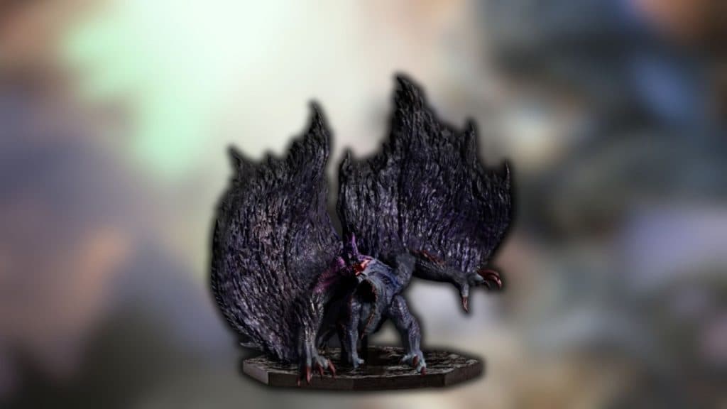 CAPCOM FIGURE BUILDER CUBE MONSTER HUNTER Black Eclipse Wyvern Gore Magala