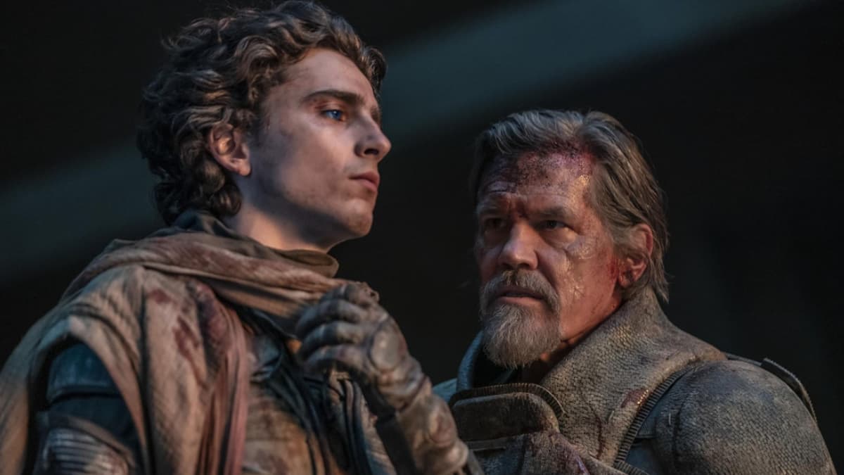 Josh Brolin and Timothée Chalamet in Dune 2