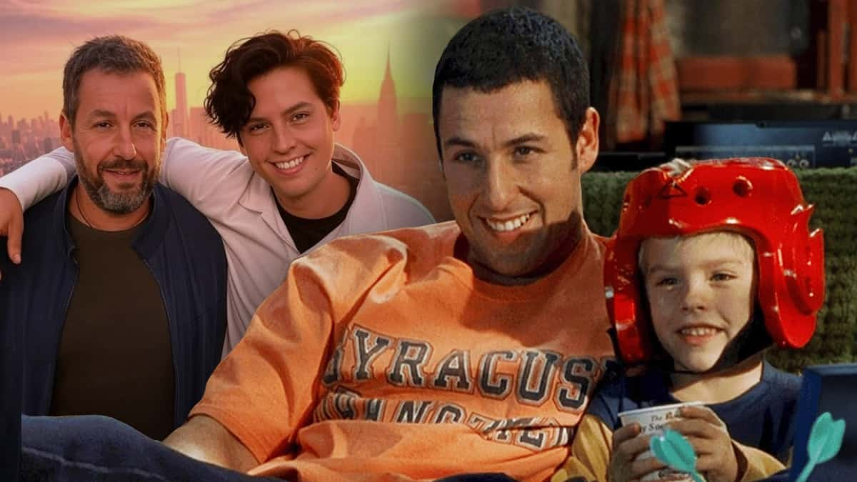 Adam Sandler and Dylan Sprouse in Big Daddy