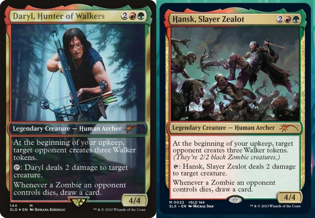 MTG walking dead Universes Beyond alters