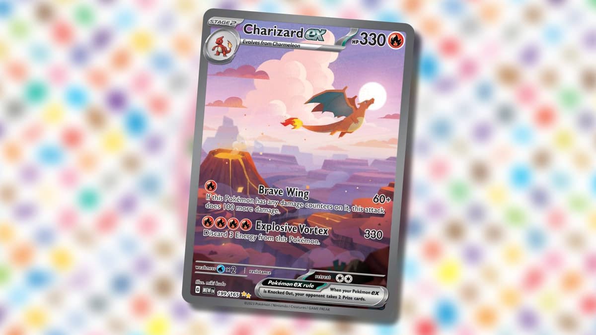 Pokemon Charizard Ex Blurred Background