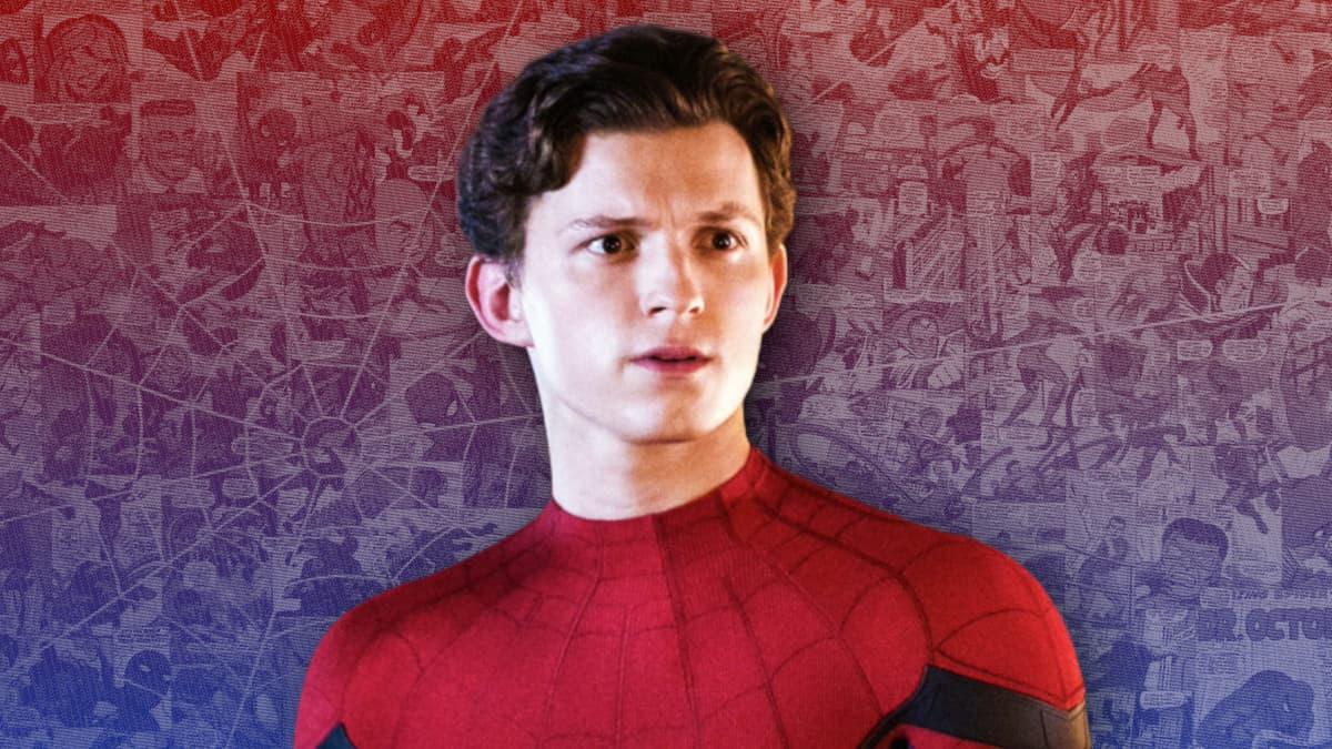 Tom Holland as Peter Parker in Spider-Man Far From Home