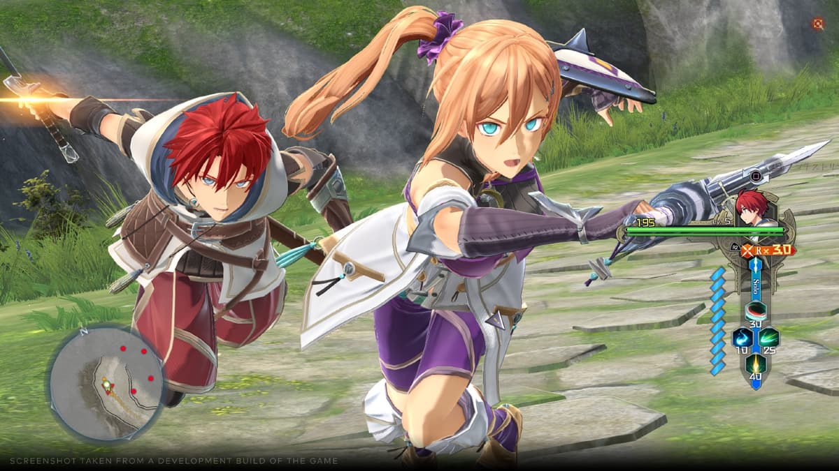 An image of Ys X: Nordics gameplay.