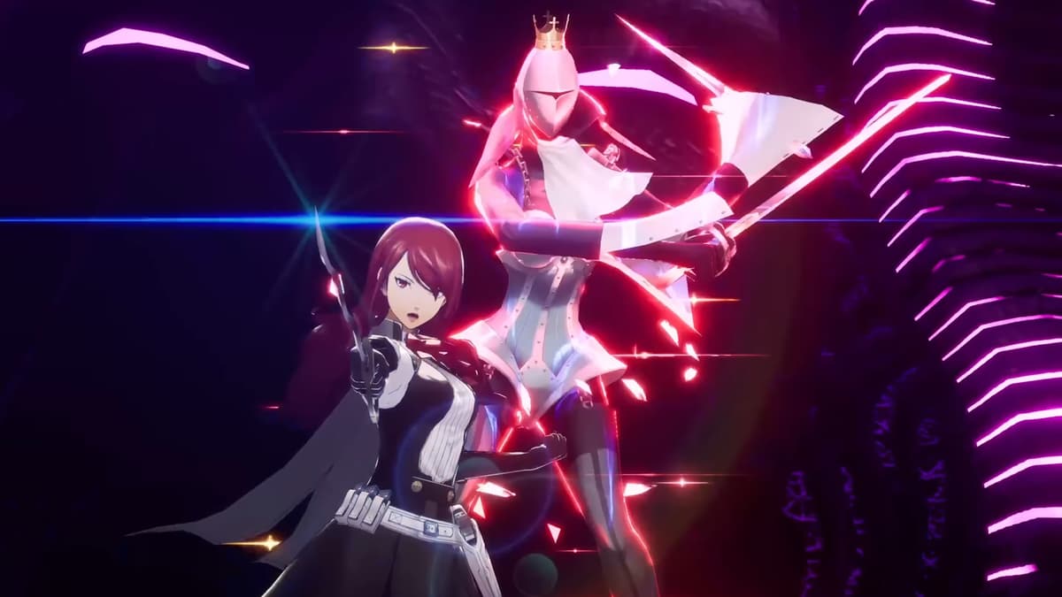 Mitsuru Kirijo summoning her Persona in Persona 3 Reload.