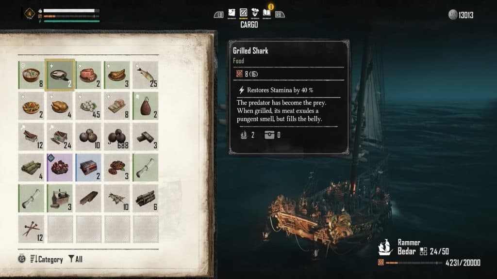 Skull and Bones recipes