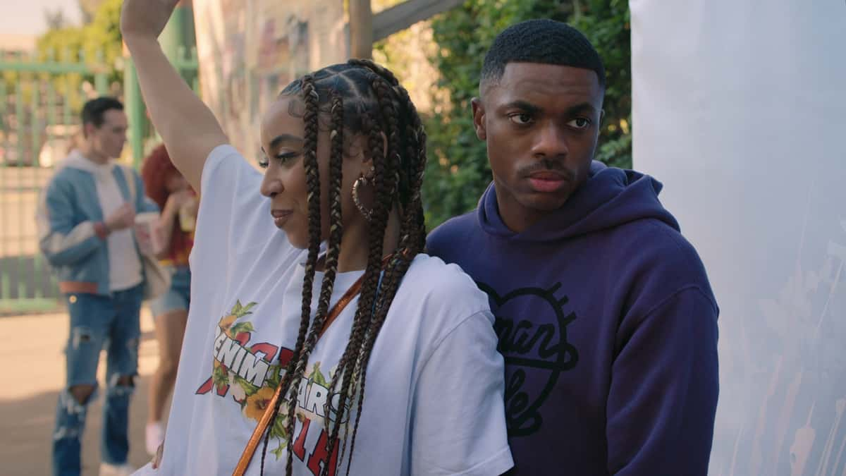 Andrea Ellsworth as Deja and Vince Staples as Vince Staples.