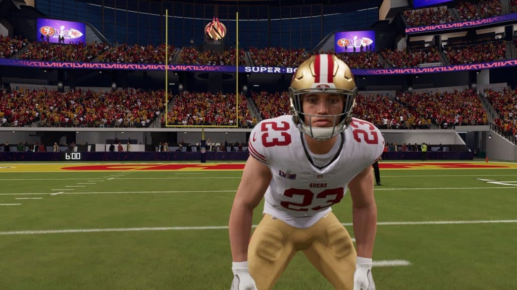 Christian McCaffrey in Madden 24