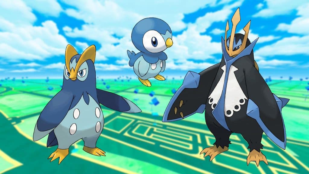 pokemon go piplup prinplup empoleon