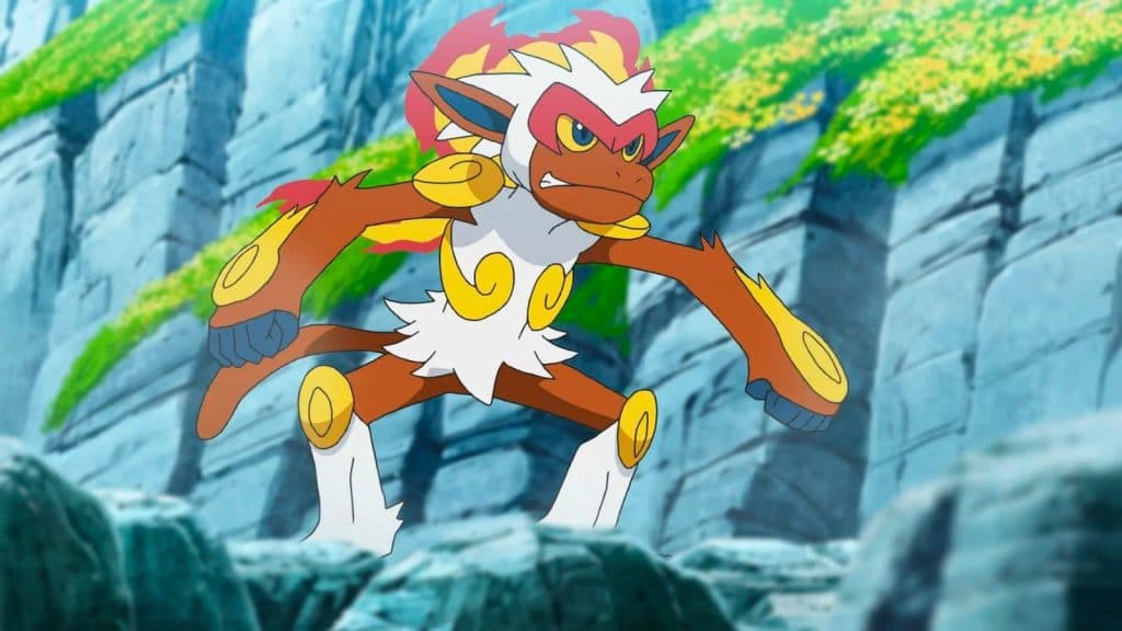 Infernape in Pokemon anime