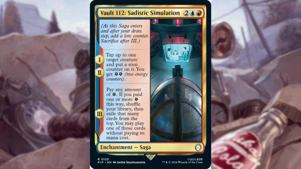 MTG Fallout Vault 112 card