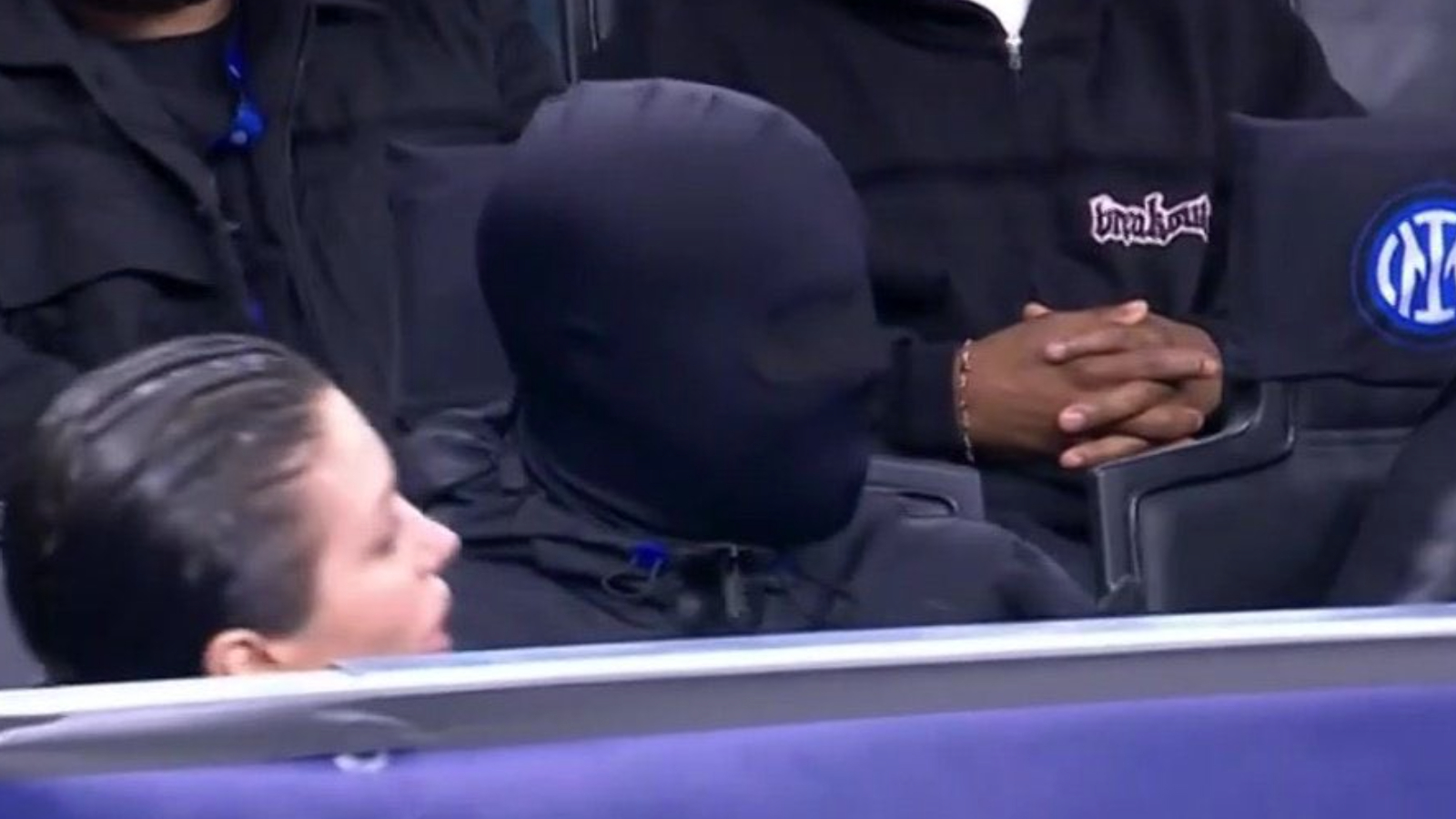 Kanye West na meczu z Atletico