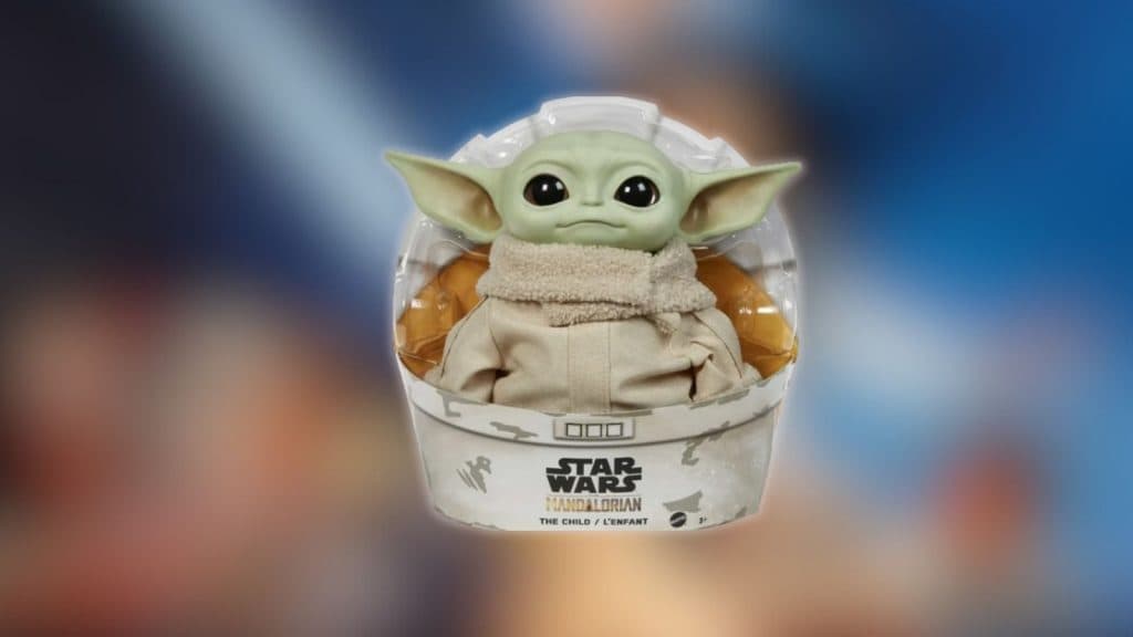 Posable Baby Yoda Plush Toy from The Mandalorian