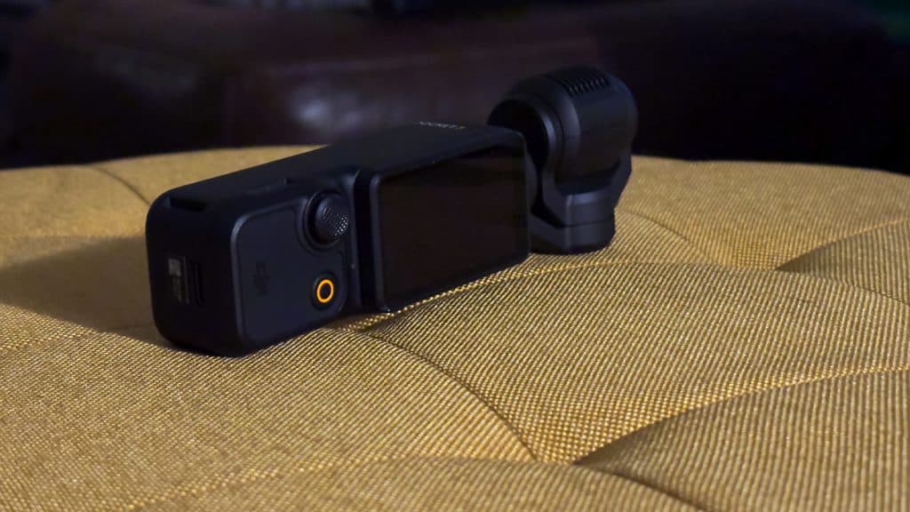 dji osmo pocket 3 laying flat