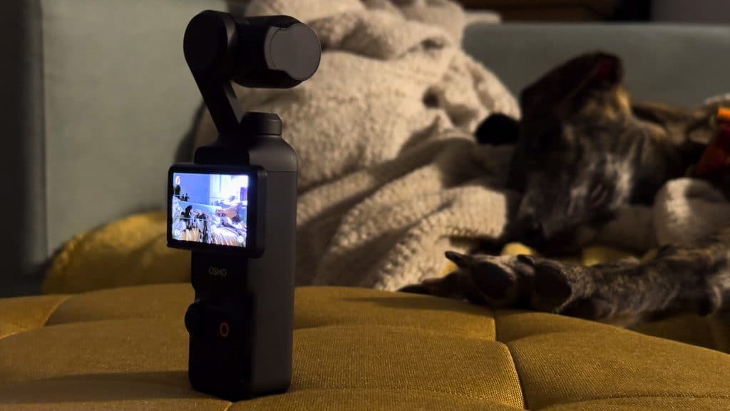 dji osmo pocket 3 screen flipped