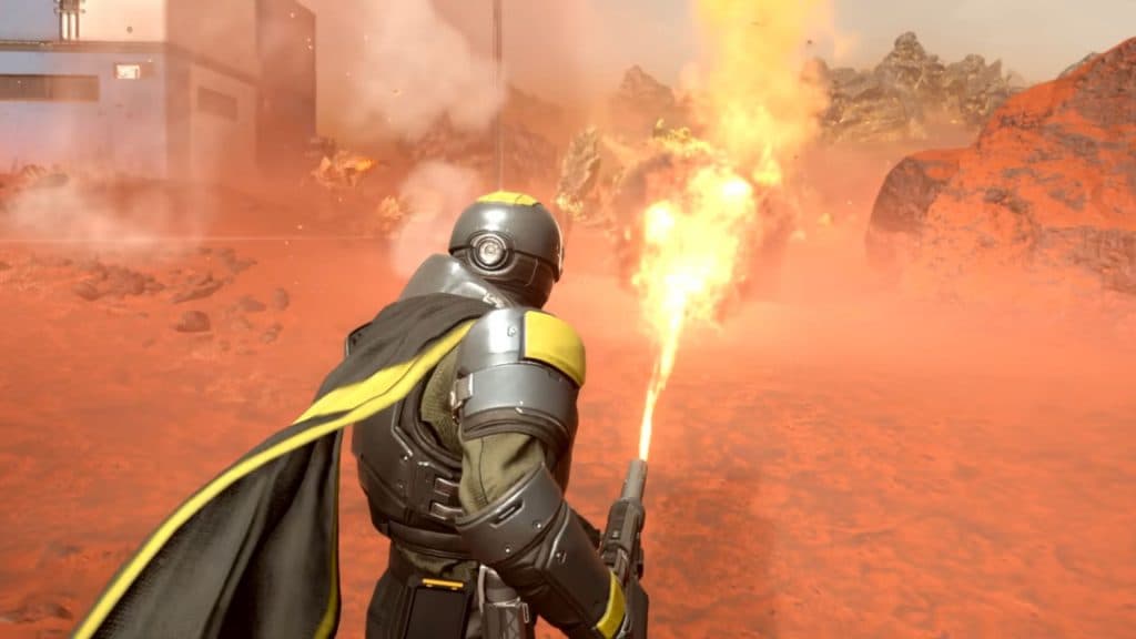 Helldivers 2 Flamethrower