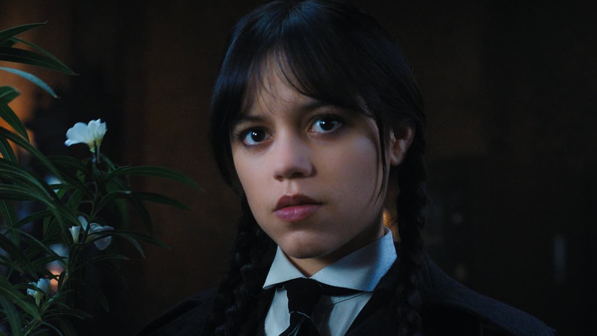 Jenna Ortega as Wednesday Addams.