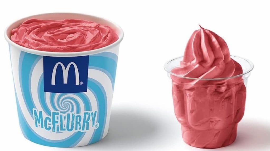 Strawberry McFlurry McDonald's