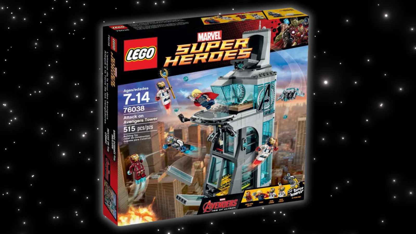 Attack on avengers tower lego outlet set