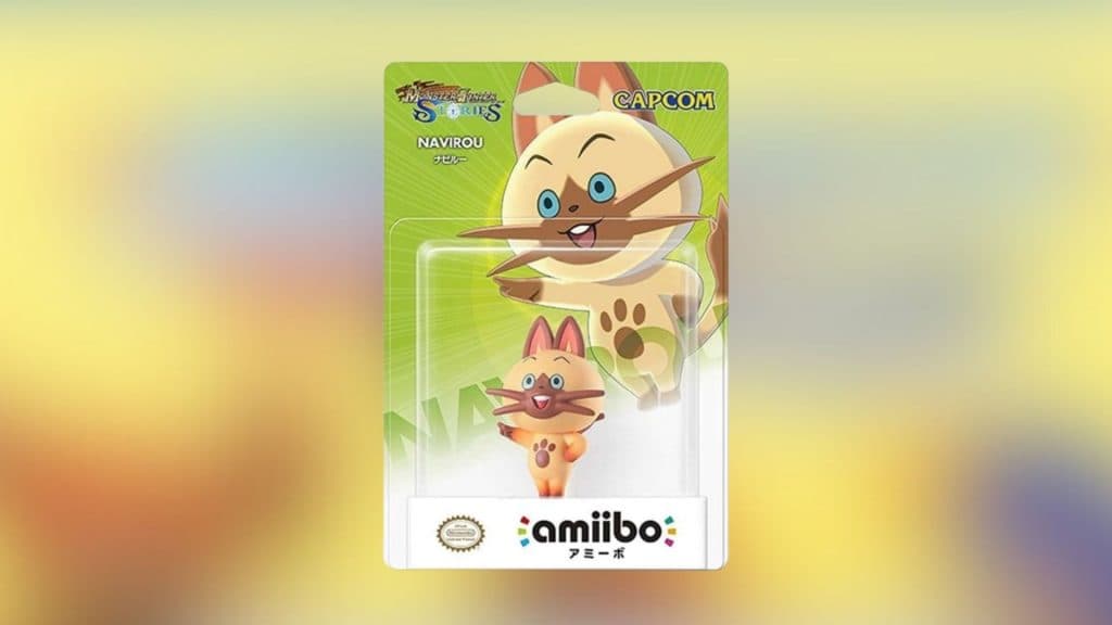 A custom image of Navirou amiibo from Monster Hunter Stories 2.