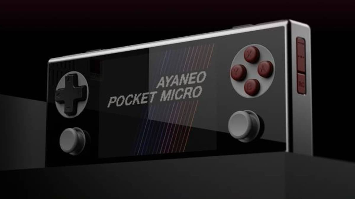 Image of the Ayaneo Pocket Micro handheld.