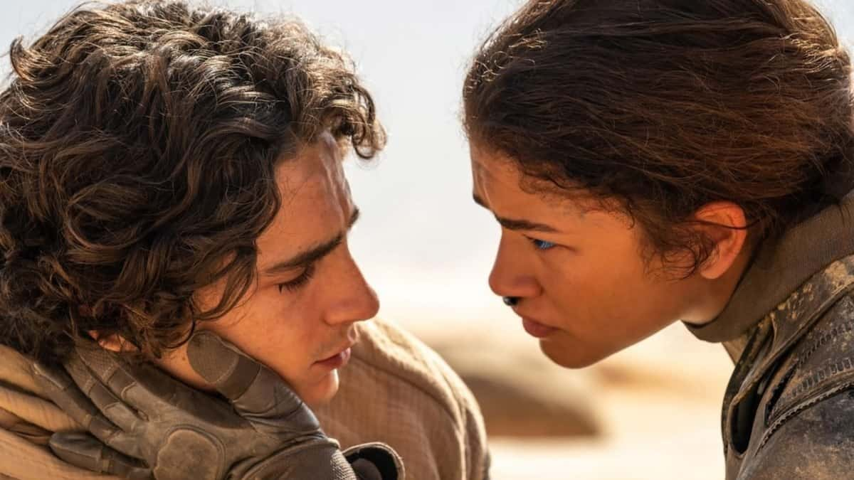 Paul and Chani in Dune 2 movie.