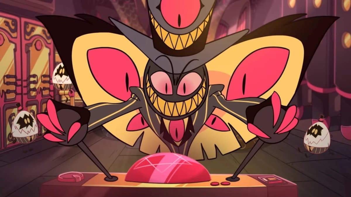 Sir Pentious in Hazbin Hotel with eggbois