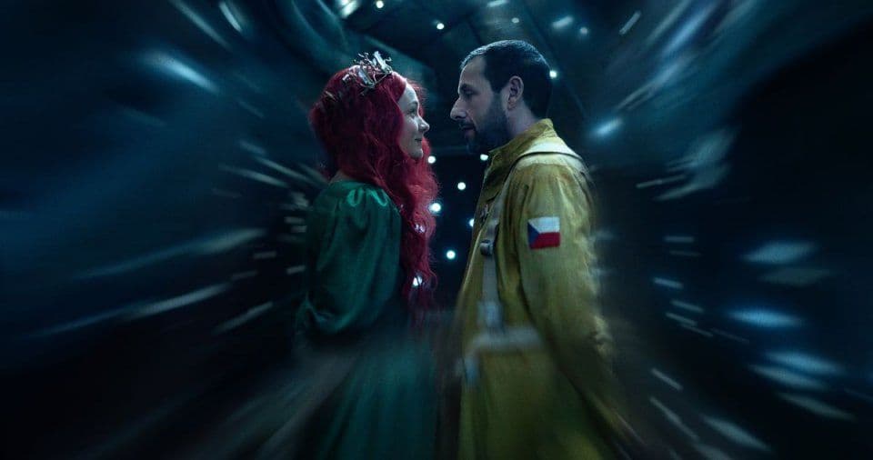 Jakub and Lenka in Spaceman on Netflix