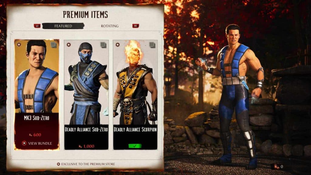 mk1 sub-zero mk3 skin