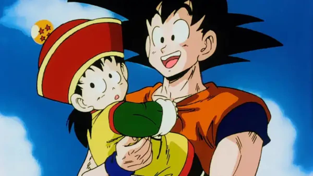 Goku and Gohan in Dragon Ball Z