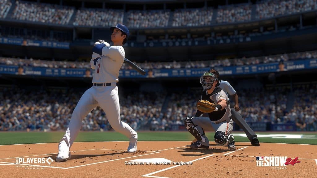 An image of MLB The Show 24 gameplay.