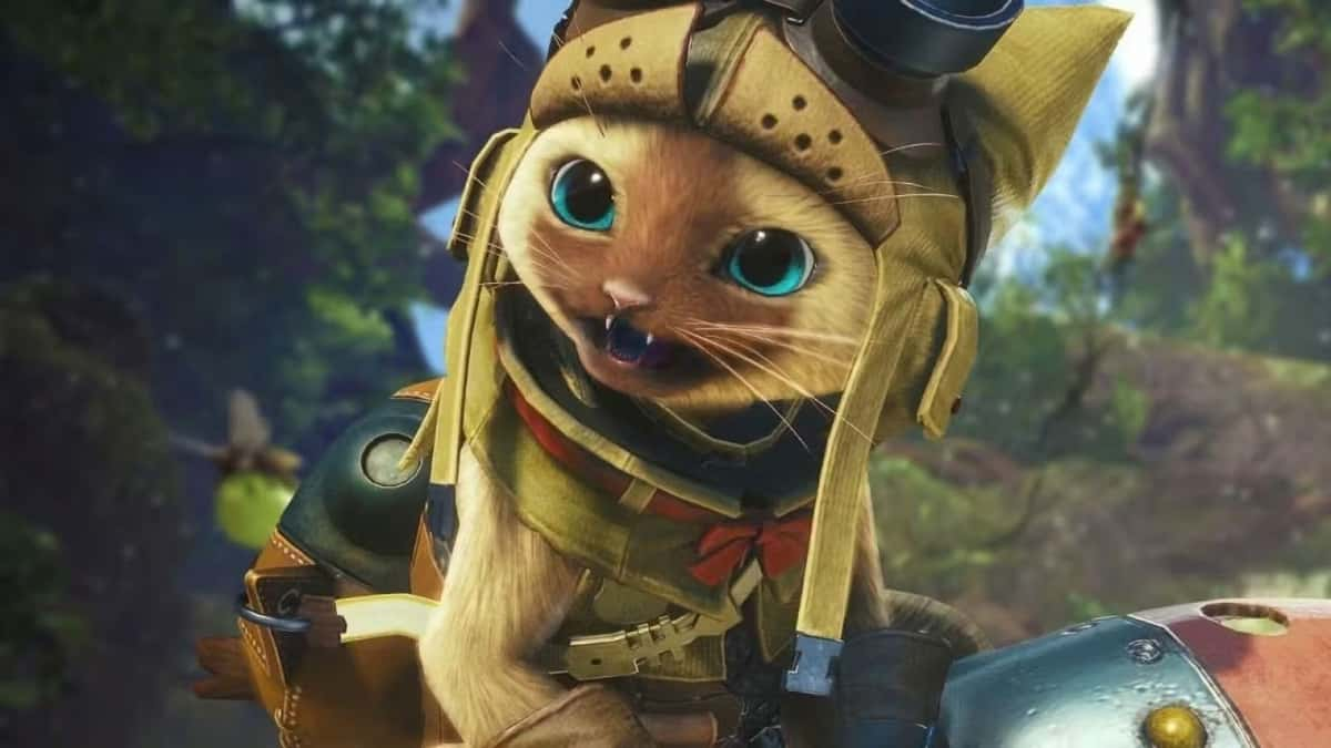 Palico smiling