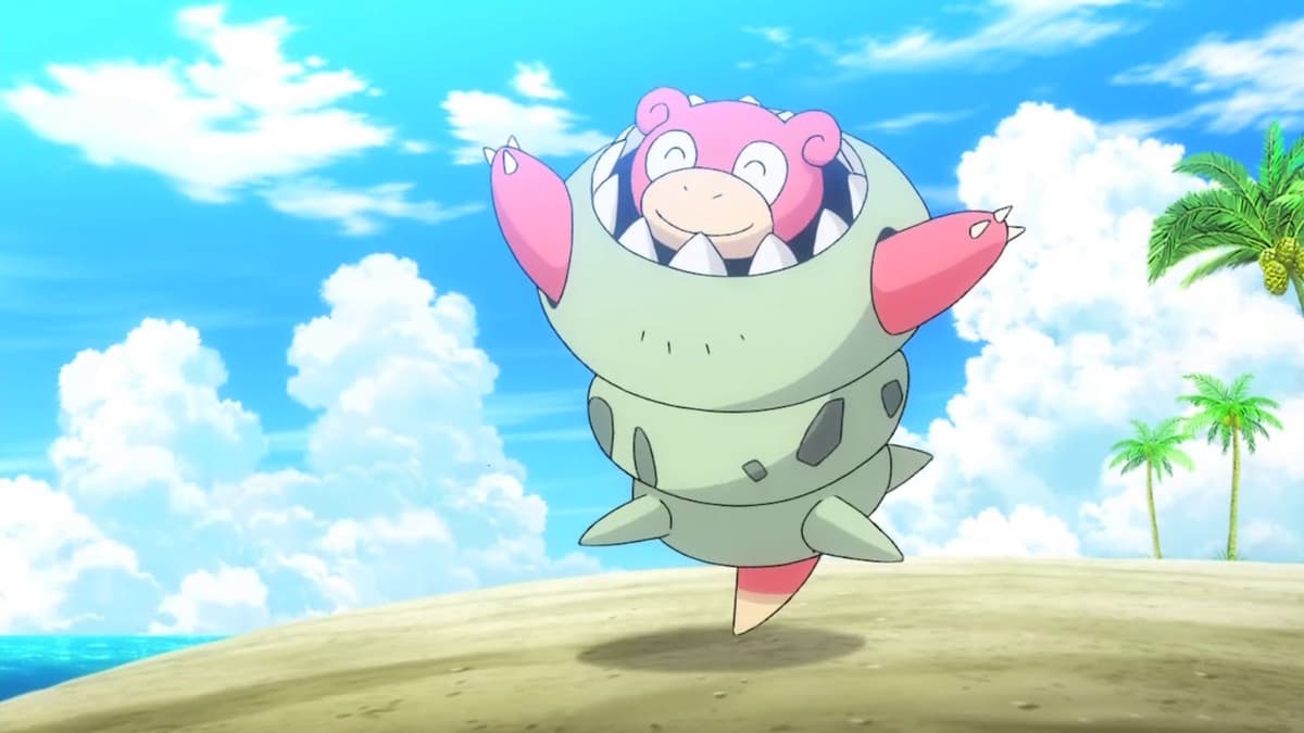 Mega Slowbro from Pokemon anime.