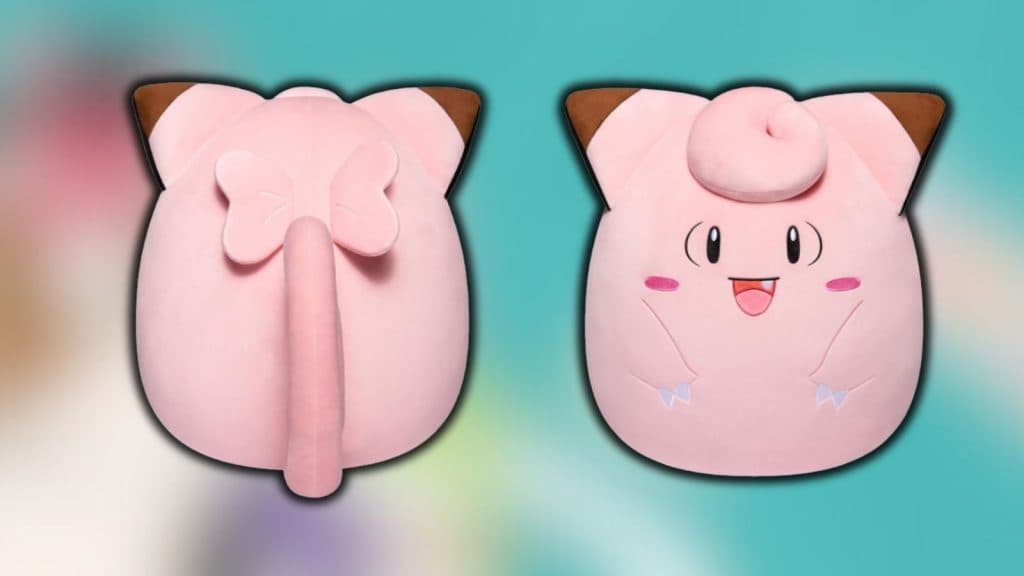 Squishmallows Pokemon 20-inch Clefairy Plush