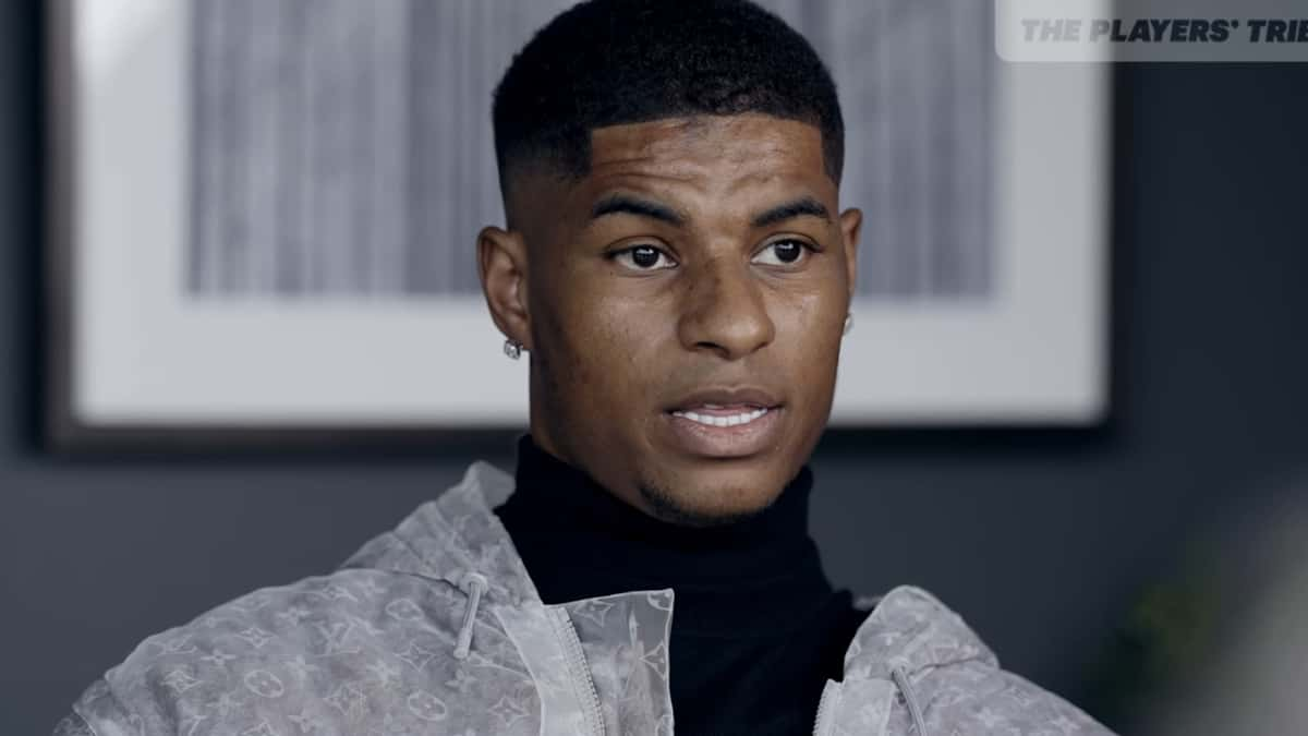 Marcus Rashford in interview