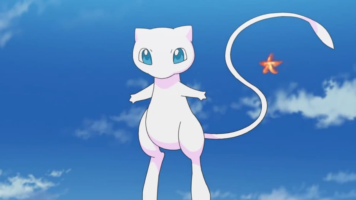 Mew from Pokemon anime.