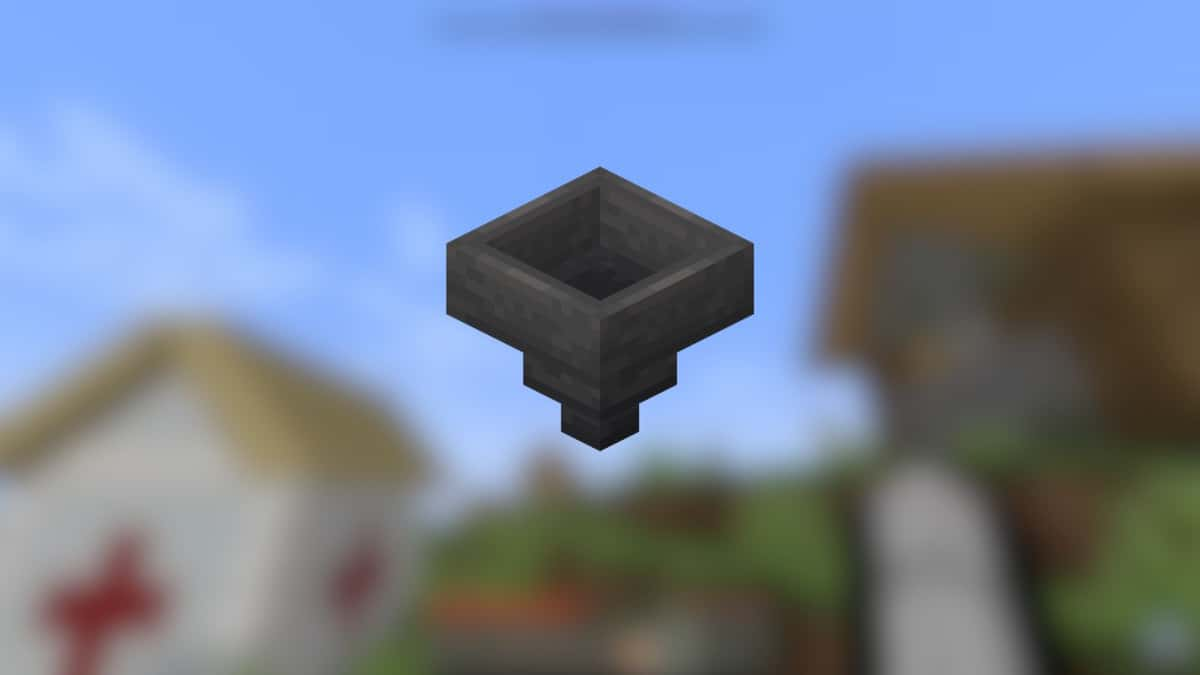 hopper in minecraft