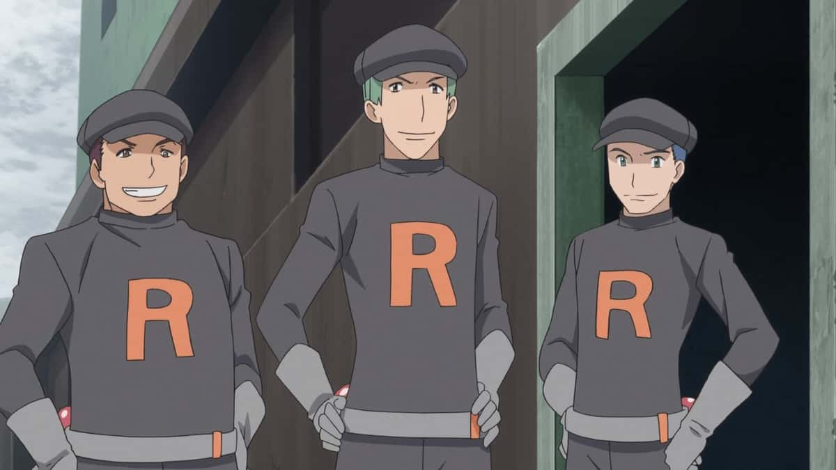 Team Rocket from Pokemon anime.