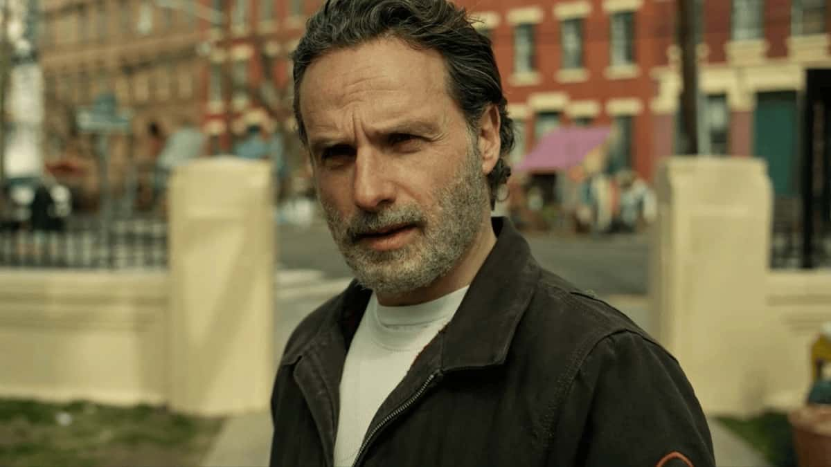 Andrew Lincoln as Rick Grimes in The Walking Dead: The Ones Who Live