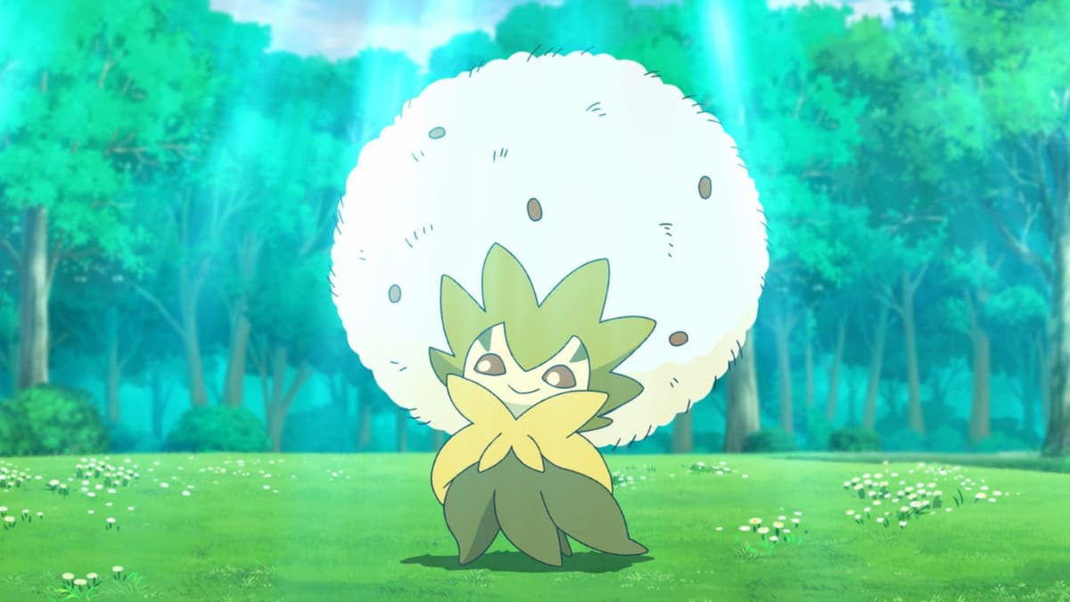 Eldegoss from Pokemon anime.